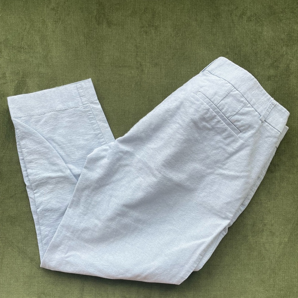 J. Crew Light Blue Cotton Chino’s - EUC